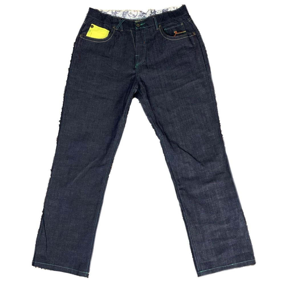 Embroidered Denim Jeans